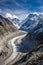 Mer De Glace Glacier-Mont Blanc Massif,France