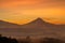 Merapi Mountain Landscape View from Punthuk Setumbu Hill