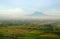 Merapi mountain view in Yogyakarta