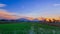 Merbabu, Merapi, Sunrise, and Ricefield