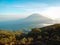 Merbabu Mountain view from Merapi Mountain Central Java