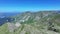 Mercantour national park in french Alps seen from a drone