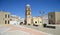 Merced Square and Merced Tower in Rota, Cadiz province, Spain