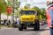 Mercedes Benz Unimog drives on street