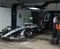 Mercedes-EQ Formula E Team prepare racing car 5 for Belgian professional racing driver Stoffel Vandoorne at team garage