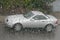 Mercedes slk under rain