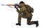 Mercenary sniper with SVD sniper rifle
