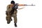 Mercenary sniper with SVD sniper rifle