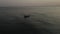 Merchant ship in the black sea. Dry cargo ship. 4K drone shooting