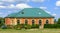 A merchant synagogue in the village of Mir. Synagogue courtyard. Korelichi region. The Grodno region. Belarus