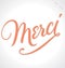 MERCI hand lettering (vector)