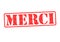 MERCI Rubber Stamp