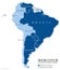 MERCOSUR Southern Common Market countries info map