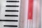 Mercure thermometer red hot indicator detail