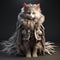 Mercuric: A Stylish Fantasy Cat In Frostpunk-inspired Costume