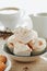 merengues almendrados, spanish baked meringues