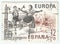 MERIDA, EXTREMADURA, SPAIN. DIC, 01, 2.108 - A stamp shows the spanish dance of Aragon La Jota. CIRCA: 1.981