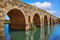 Merida in Spain roman bridge over Guadiana