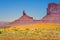 Meridian Butte is a giant sandstone formation in the Monument va