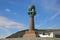 Meridian Monument - On the Fuglenes peninsula, just across the harbour, is the MeridianstÃ¸tta, Hammerfest, Norway. .