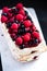 Meringue layers Pavlova with summer fruits