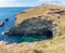 Merlin`s cave at Tintagel