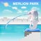 Merlion statue icon of singapore vector eps10