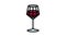 merlot wine glass color icon animation