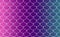 Mermaid or fish scale tiles with linear color progression in purple and green hues