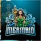 Mermaid holding a trident esport mascot logo