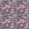 Mermaid scale wave japanese seamless pattern