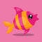 MERMAID VIBES FISH PINK 15