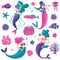 Mermaids Sea Life Set