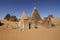 Meroe pyramidal tombs, Sudan