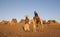 Meroe pyramids in a desert in remote Sudan