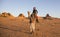 Meroe pyramids in a desert in remote Sudan