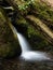 Merriman creek cascading at Merriman Falls in Lake Quinault valley