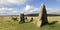 Merrivale stone row on dartmoor