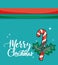 Merry chistmas decoration card to celebration