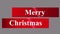 Merry Christmas animated lower third - HD - Alpha