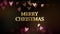 Merry Christmas Background 4K Animation - Happy Christmas & Christmas Text Background. Christmas Theme & Xmas Background Footage