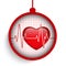 Merry Christmas Doctor Hospital Heart Ball