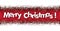 Merry Christmas Double Snow Banner Ornaments