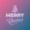 Merry Christmas event vintage lettering abstract background