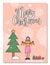 Merry Christmas Greeting Card Xmas Preparation