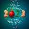 Merry Christmas and Happy New Year 2023 greeting card