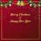Merry christmas and happy new year celebration background for promotion and advertising