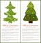 Merry Christmas Happy New Year Posters with Tree