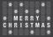 Merry Christmas Holiday Greeting in Airport Flipboard Style