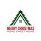 Merry Christmas Home Vector illustration